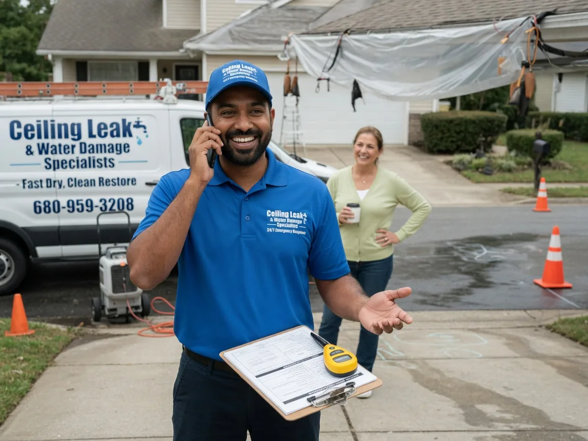 Ceiling Leak Cleanup Hulett, WY FAQs